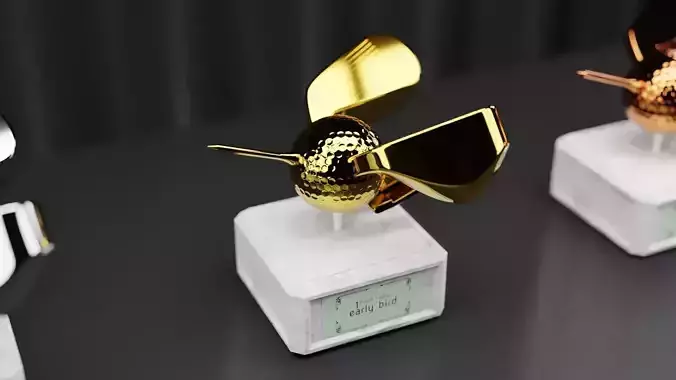 Golf Trophy Bird 3D print model