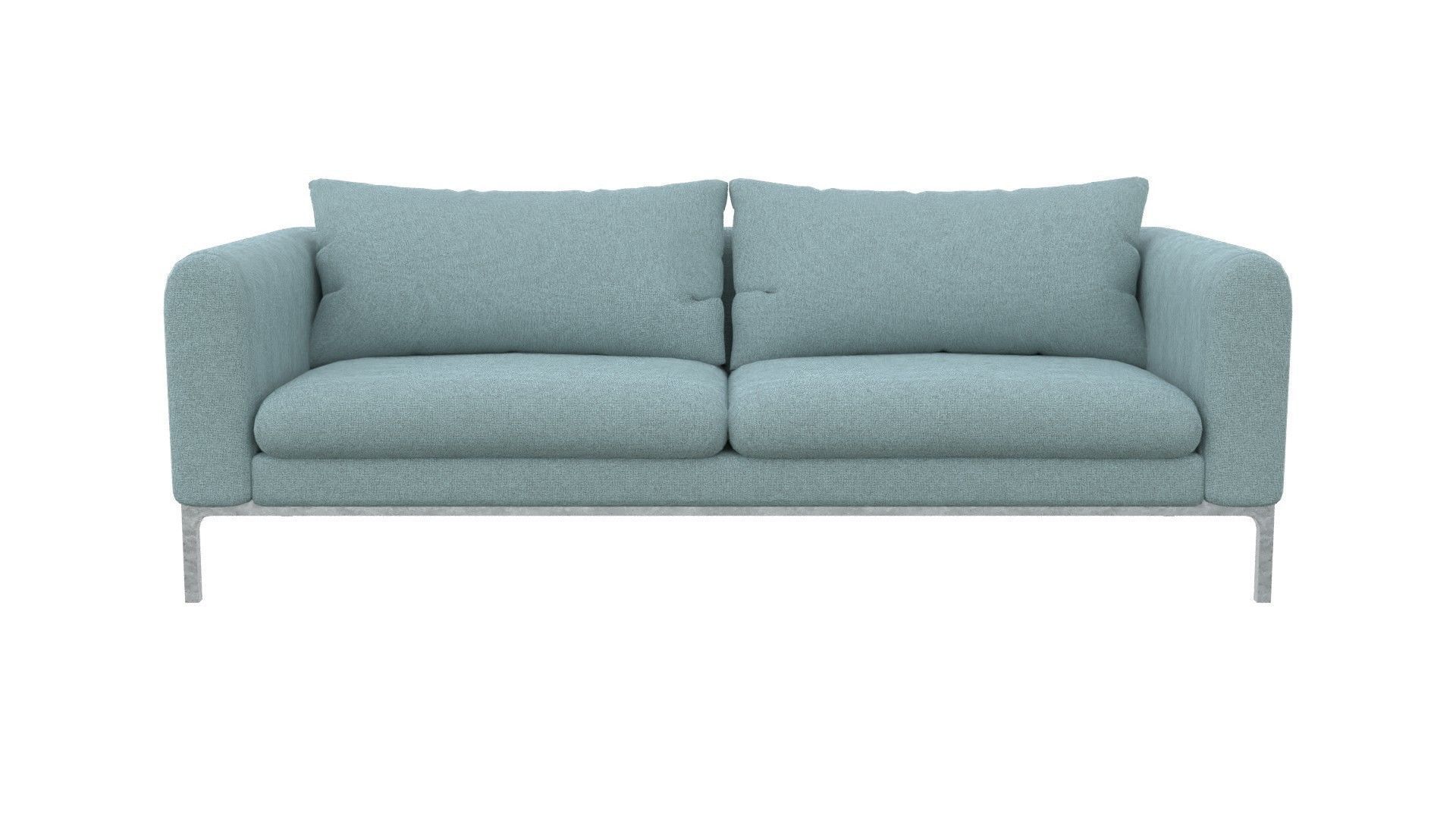Common fabric Jonas sofa Low-poly 3D model_14
