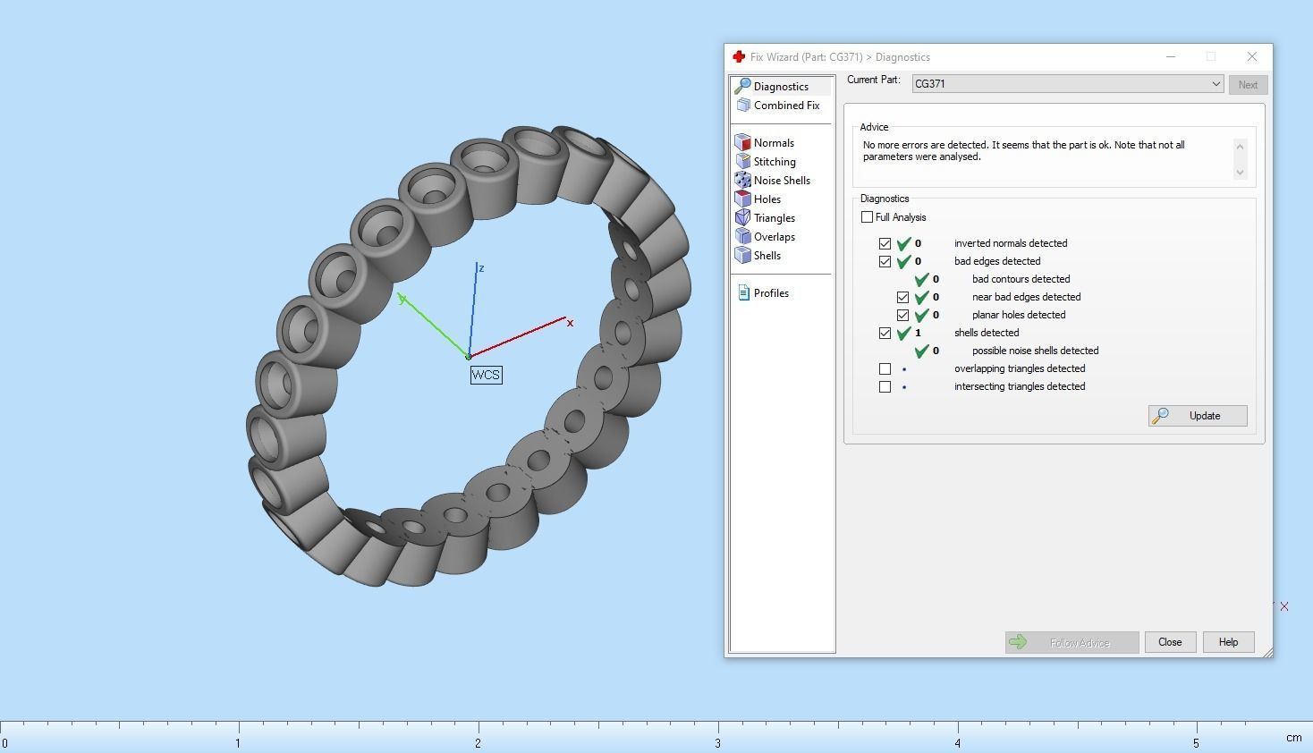 infinity bezel ring size 17  model 371 3D print model_5