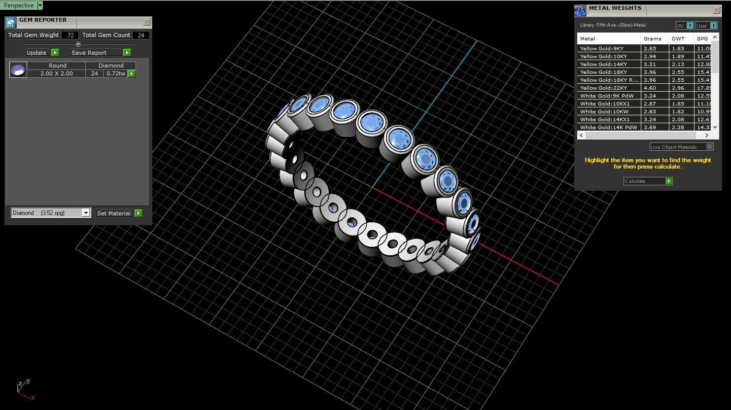 infinity bezel ring size 17  model 371 3D print model_4