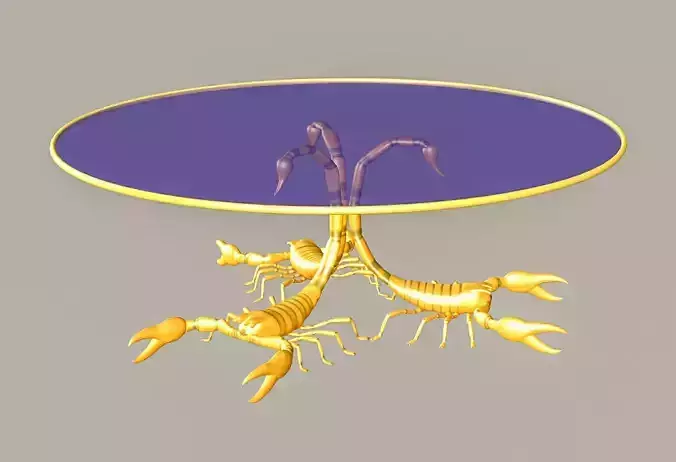 Table in the scorpion style 3D model
