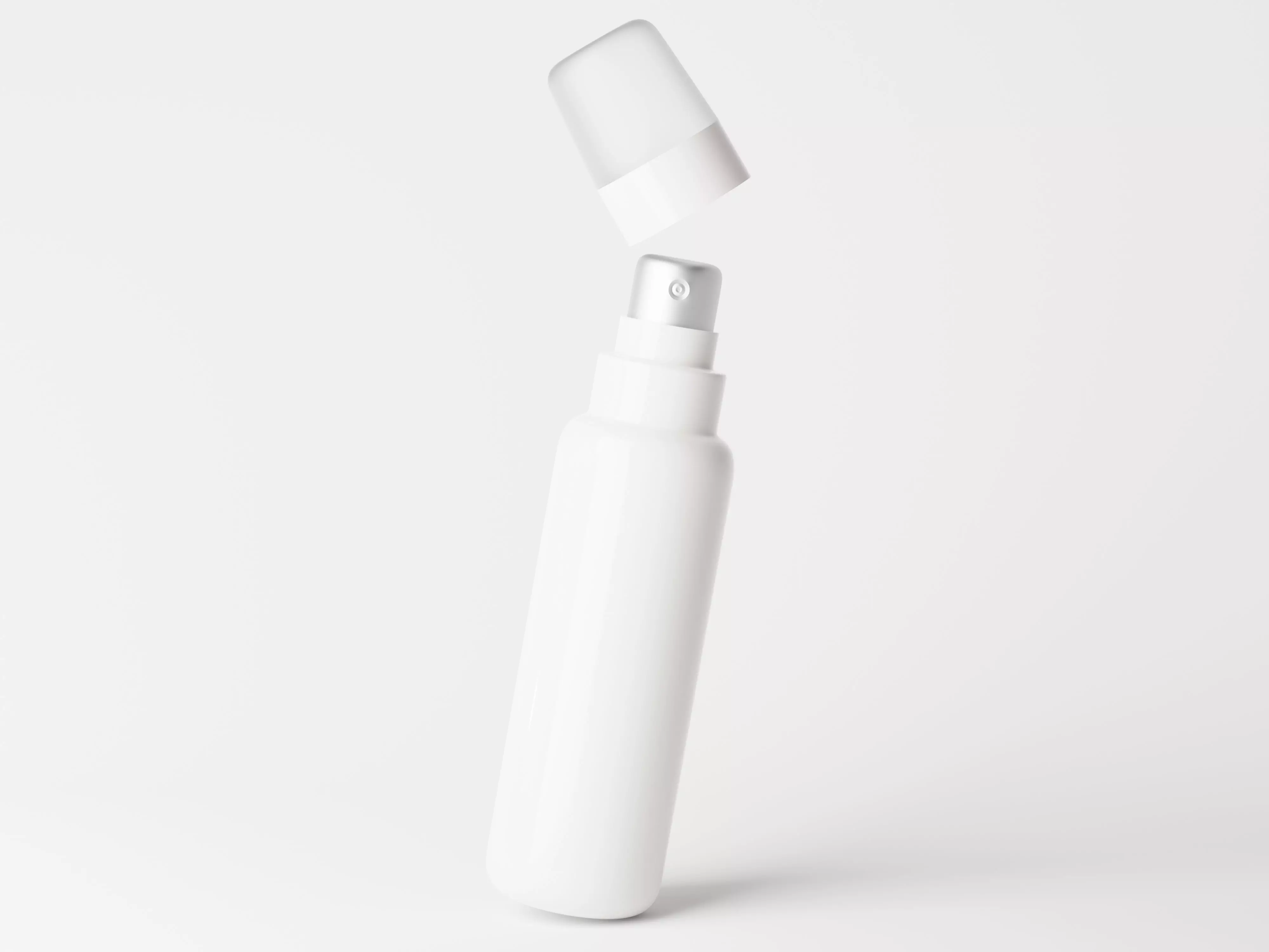 Cosmetic Spray Bottle Packaging Low-poly 3D model_0