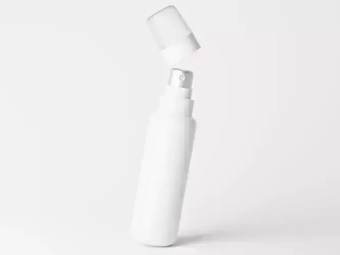 Cosmetic Spray Bottle Packaging Low-poly 3D model
