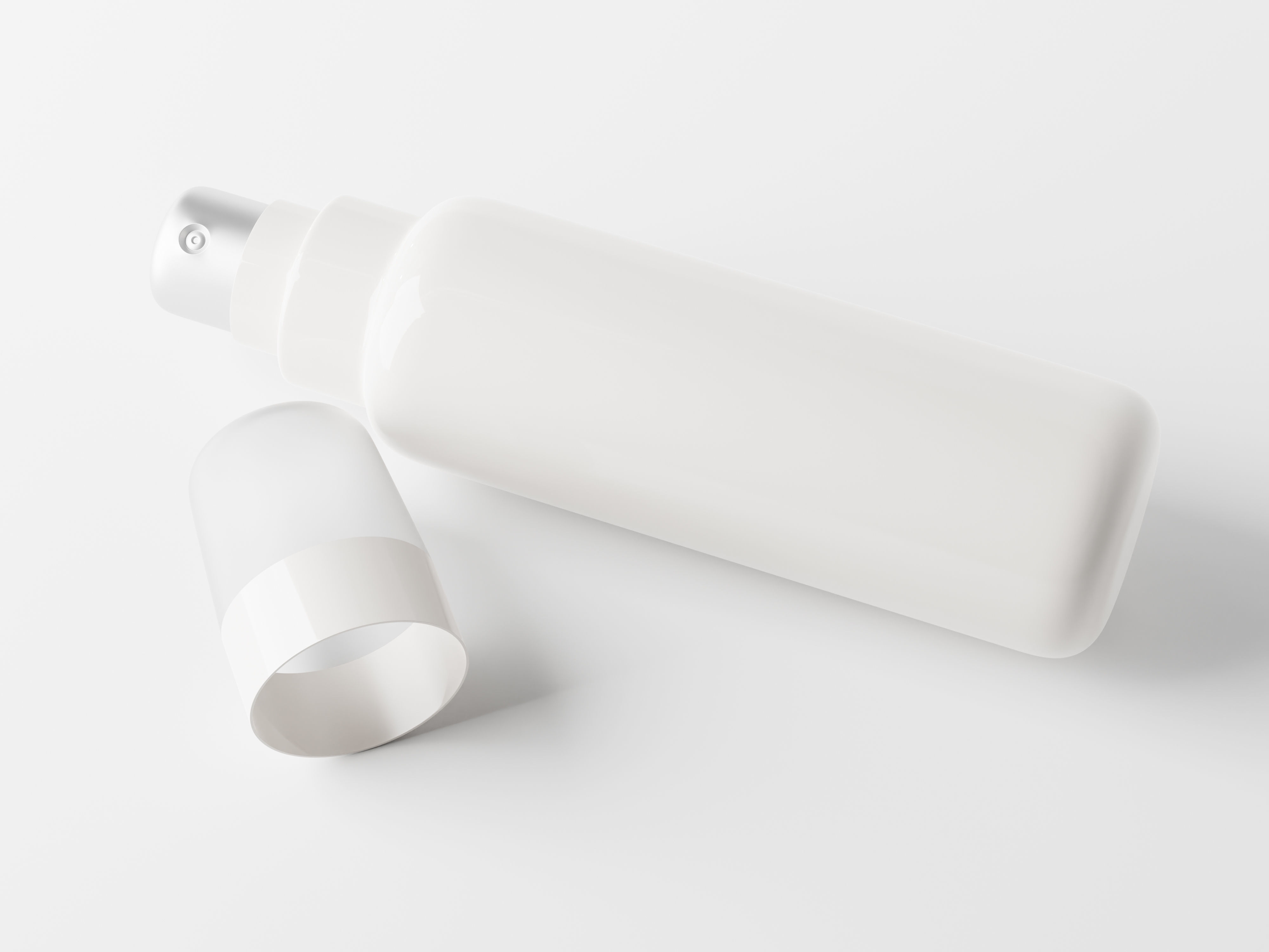 Cosmetic Spray Bottle Packaging Low-poly 3D model_4