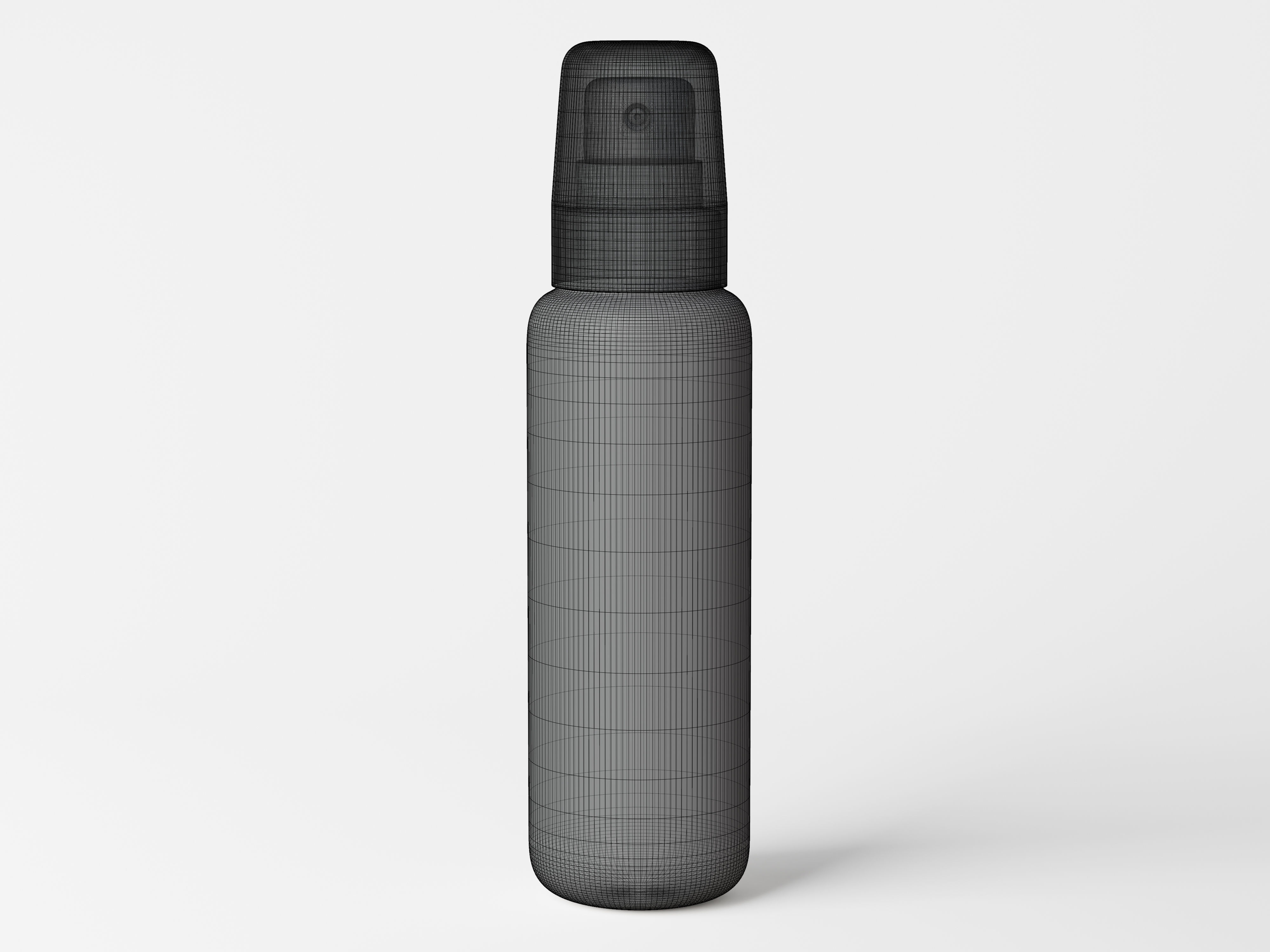Cosmetic Spray Bottle Packaging Low-poly 3D model_8