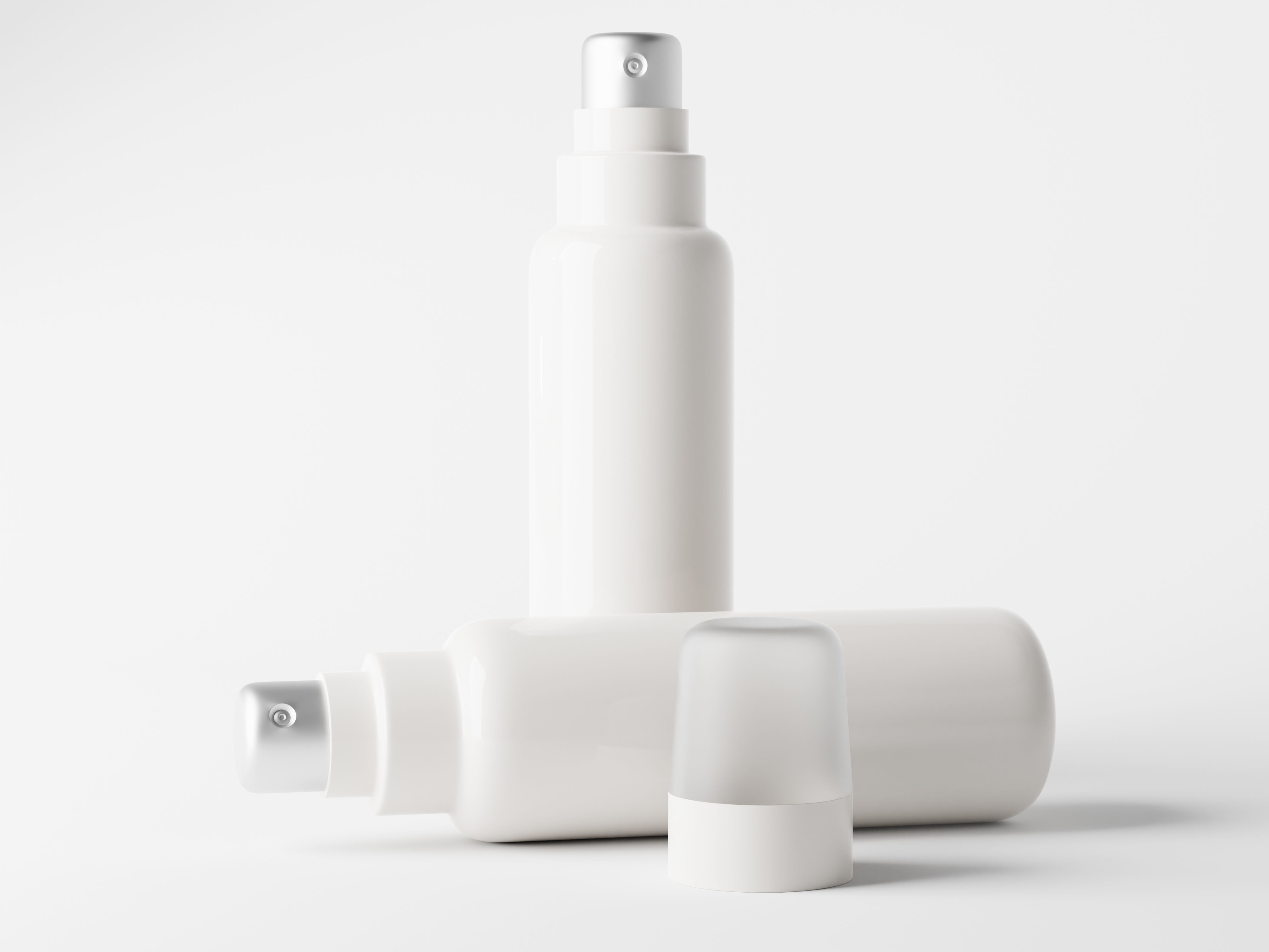 Cosmetic Spray Bottle Packaging Low-poly 3D model_7