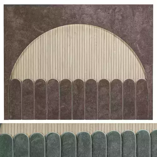 Soft wall panel for the bedroom