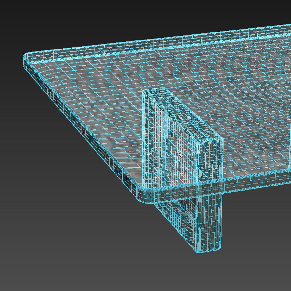 Wonderglass BERG COFFEE TABLE by JOHN PAWSON 3D model_8