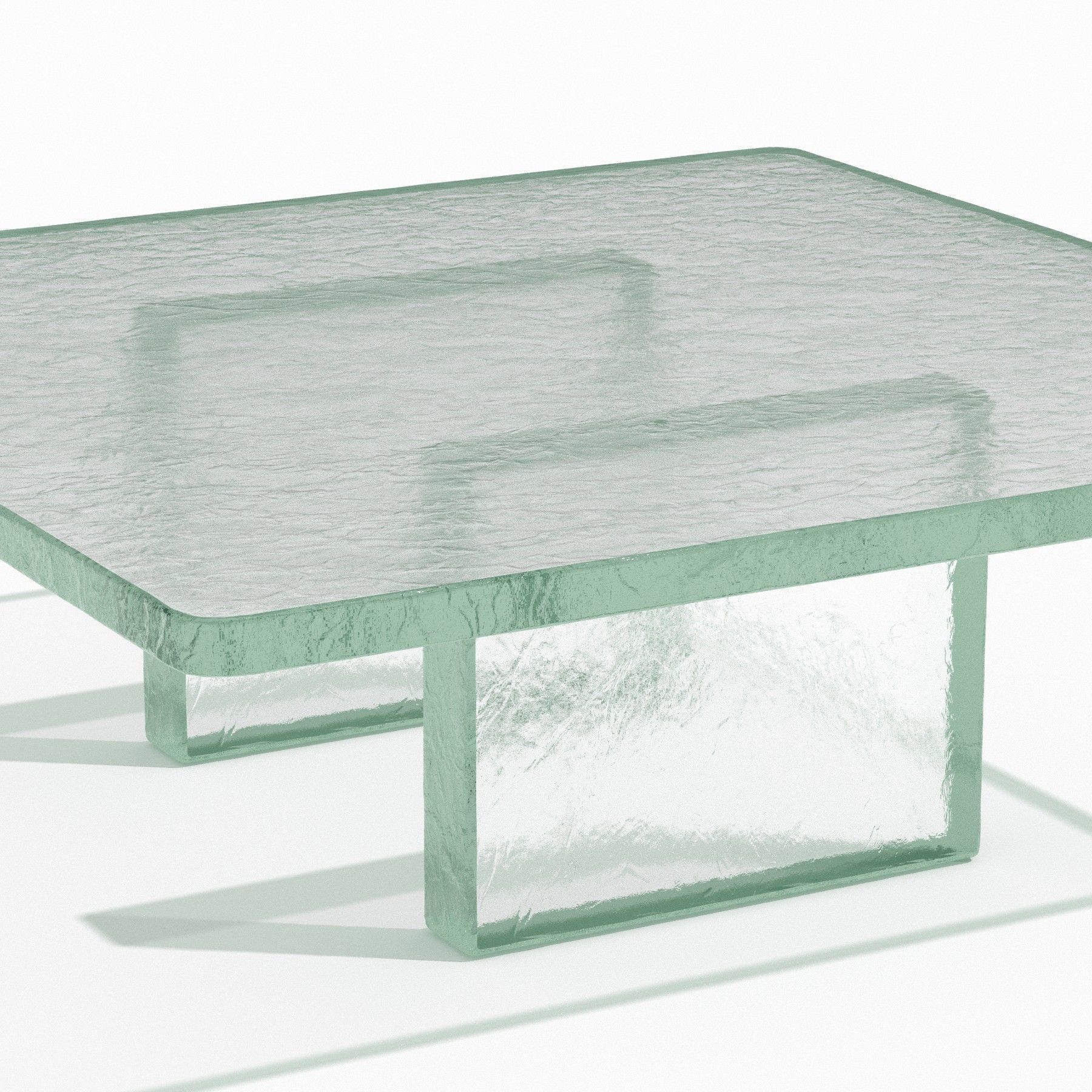 Wonderglass BERG COFFEE TABLE by JOHN PAWSON 3D model_6