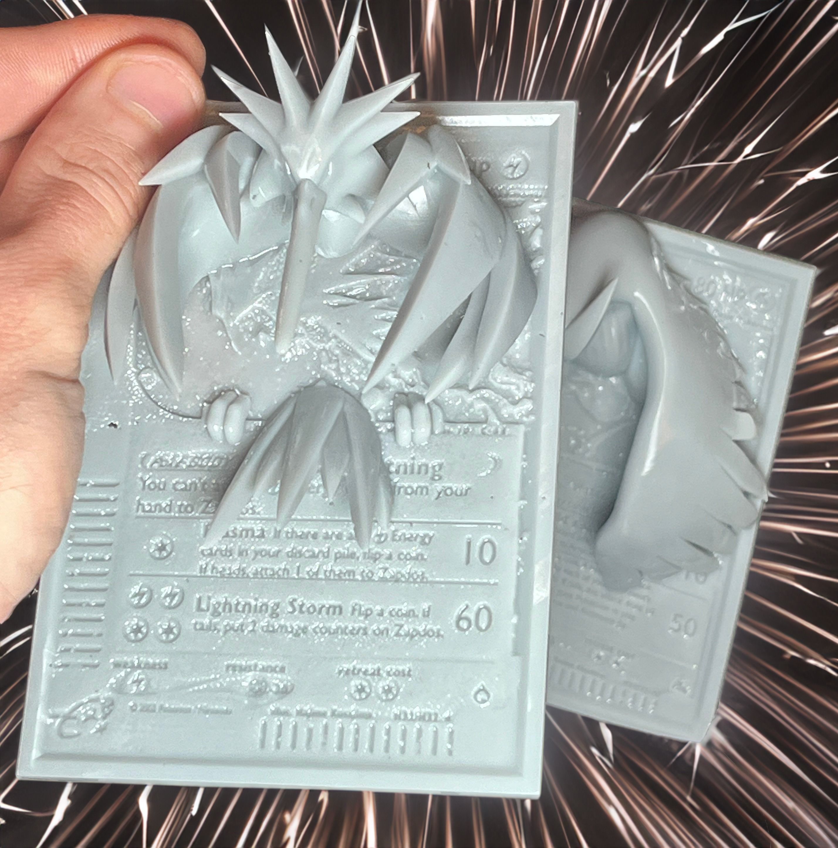 Legendary Birds Bundle Pokemon New Cards and Unique Poke Stand 3D print model_7