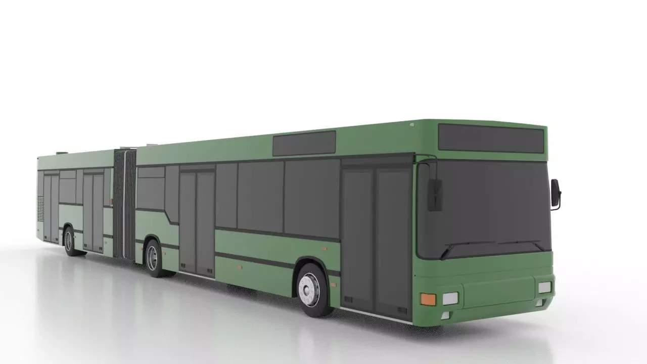 MAN A11 NG312 4Door Low Low-poly 3D model