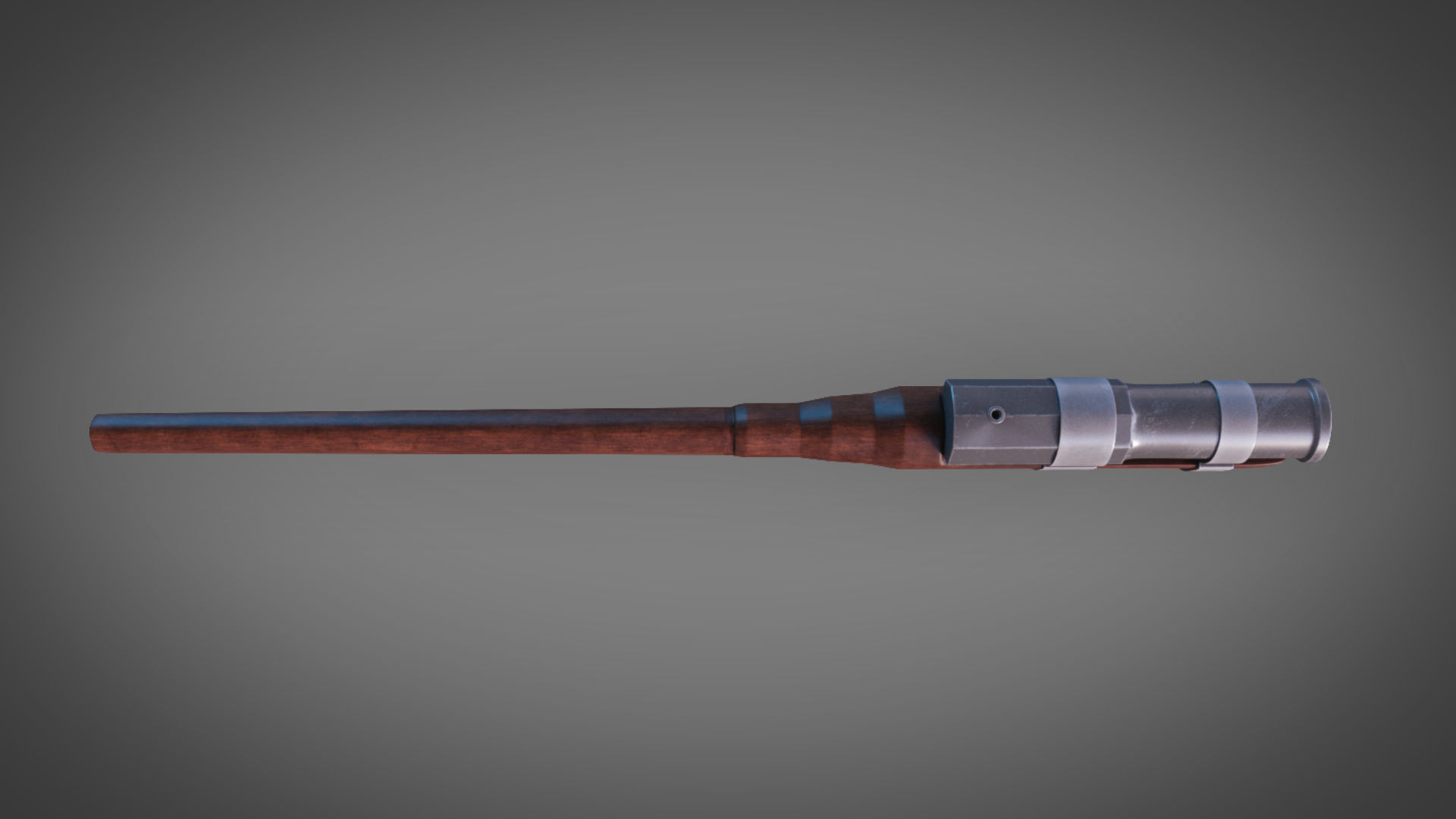 Medieval HandCannon 3D Model Lowpoly Low-poly 3D model_3