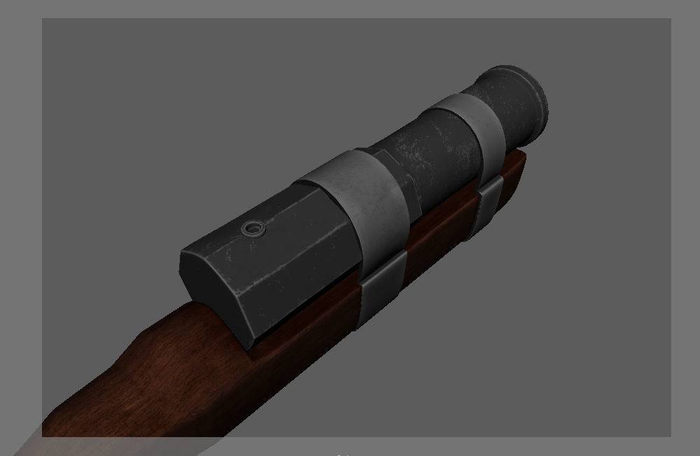 Medieval HandCannon 3D Model Lowpoly Low-poly 3D model_7