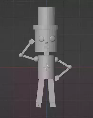 empty robot 3D print model