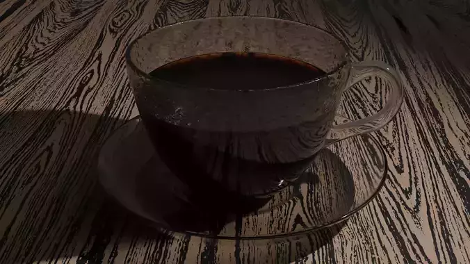 Mug of freshly brewed coffee