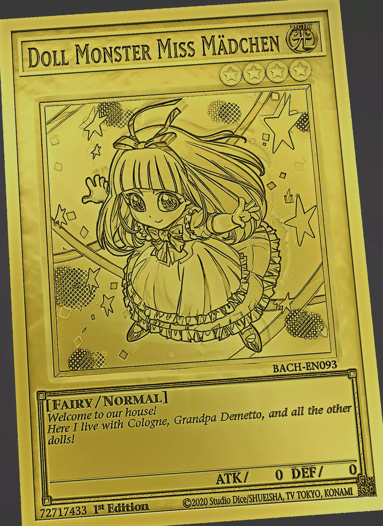 dollmonster miss madchan - yugioh Free 3D print model