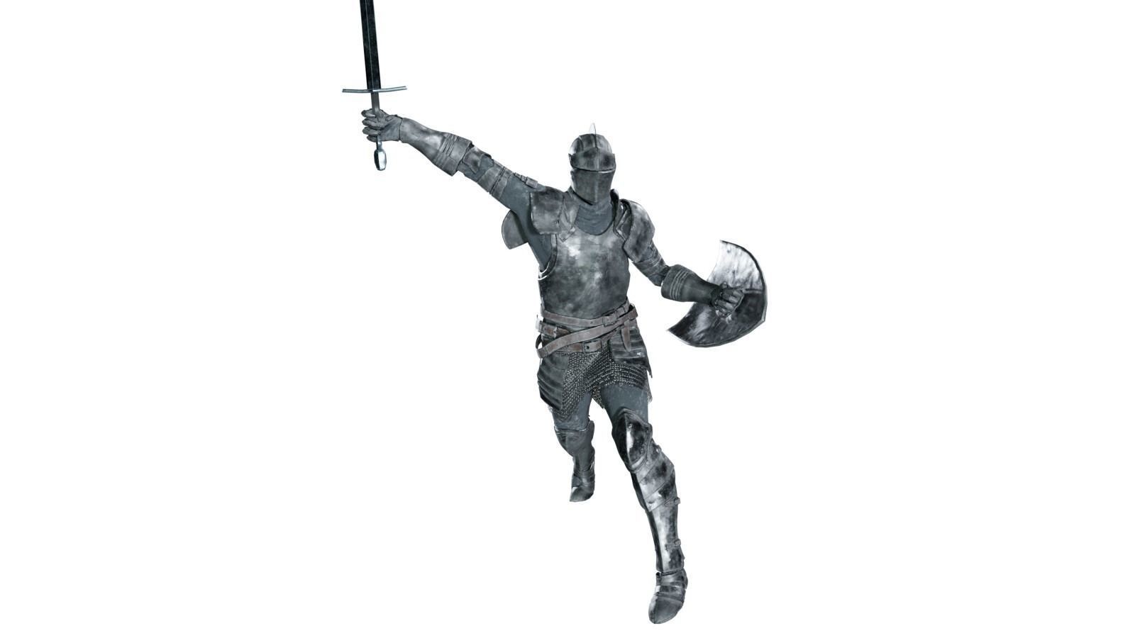 game-ready rigged realistic medieval knight vol2 Low-poly 3D model_12