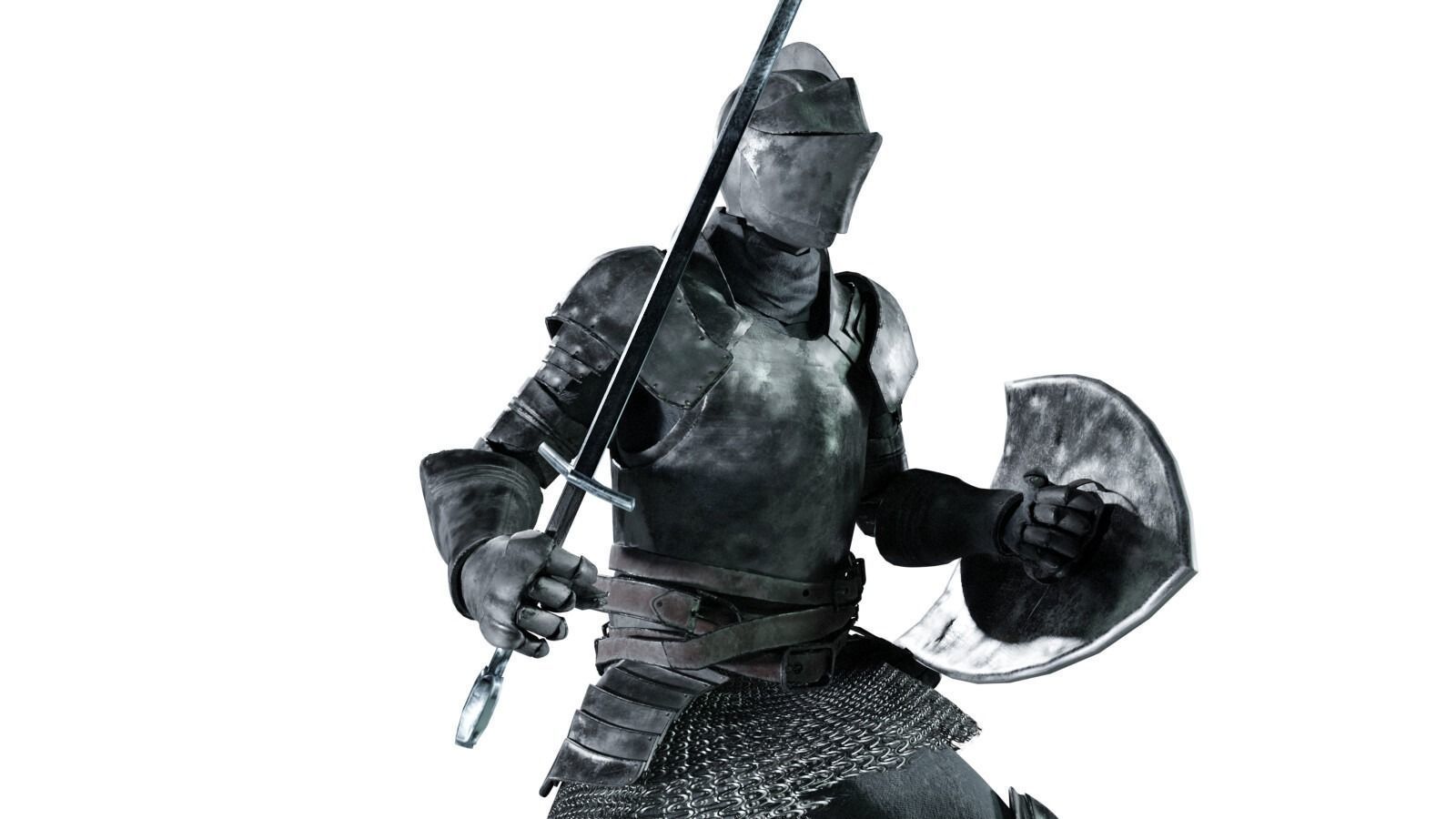 game-ready rigged realistic medieval knight vol2 Low-poly 3D model_4