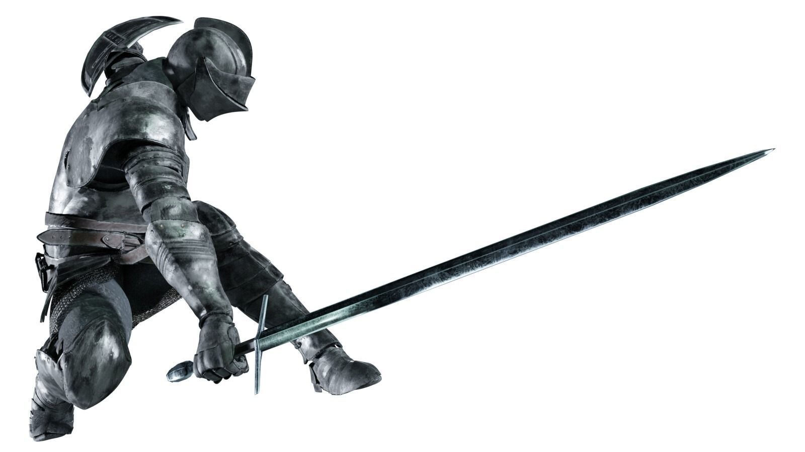 game-ready rigged realistic medieval knight vol2 Low-poly 3D model_18