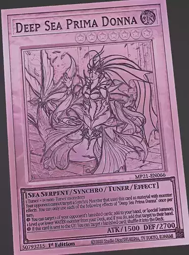 deep sea prima donna - yugioh 3D print model