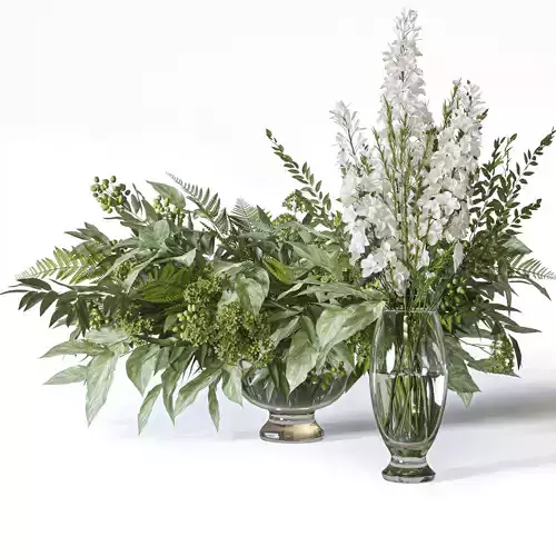 Flower Set 064 Green bouquet