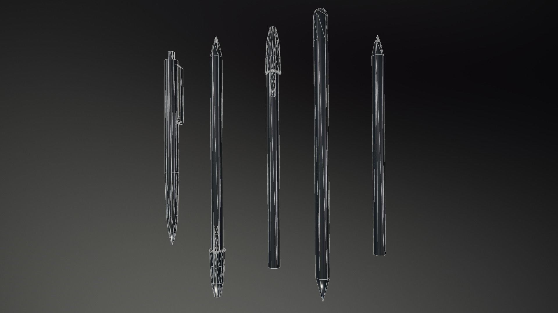 Stationary Gameready  Low-poly 3D model_7