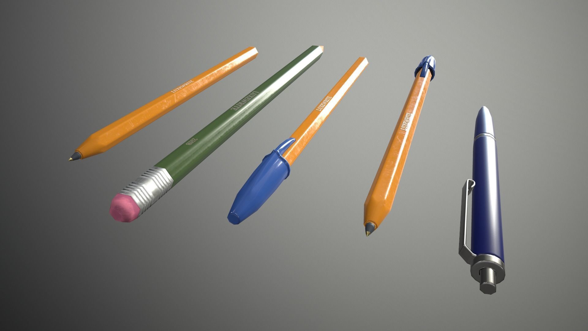 Stationary Gameready  Low-poly 3D model_3