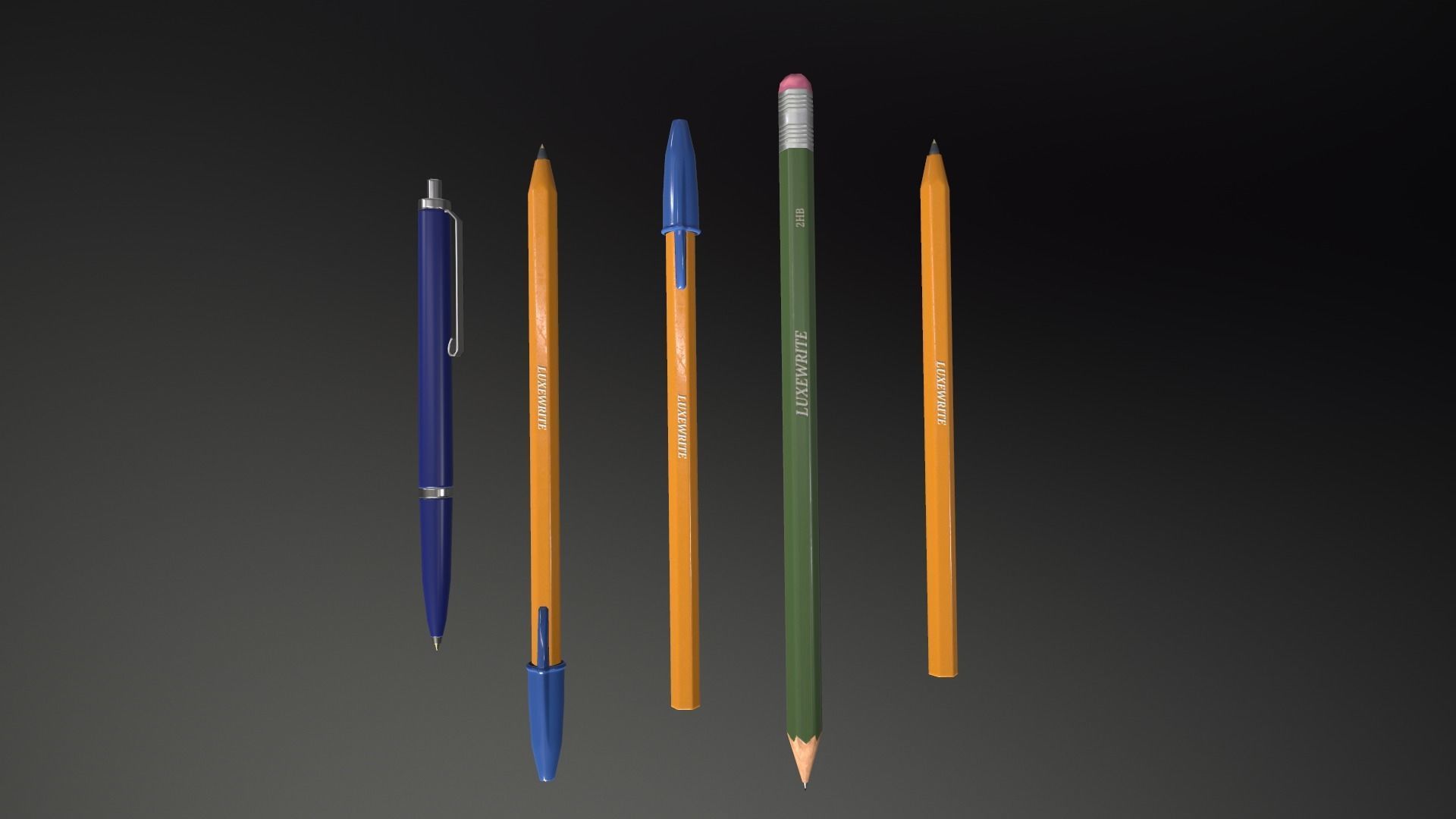 Stationary Gameready  Low-poly 3D model_6