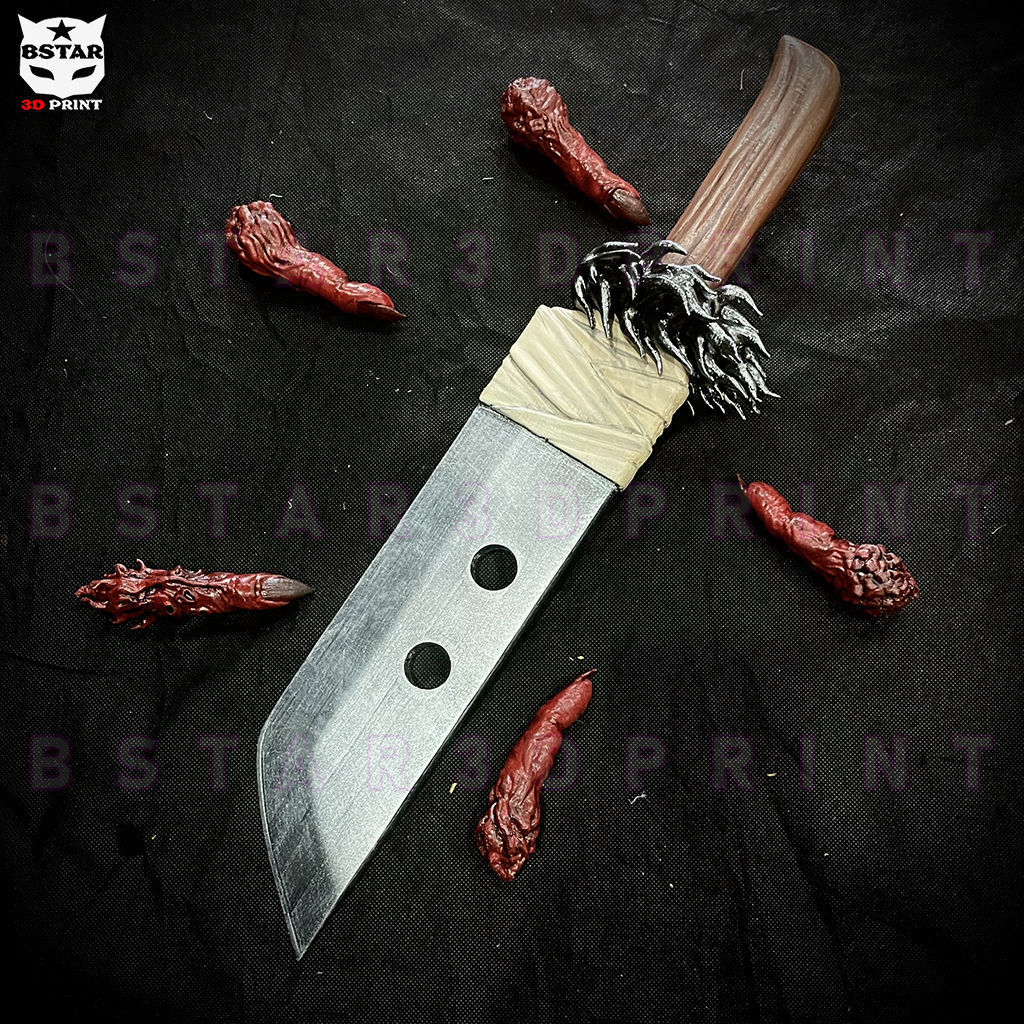 Slaugher Demon Blade - Yuji Itadori Weapon - Jujutsu Kaisen 3D print model_4