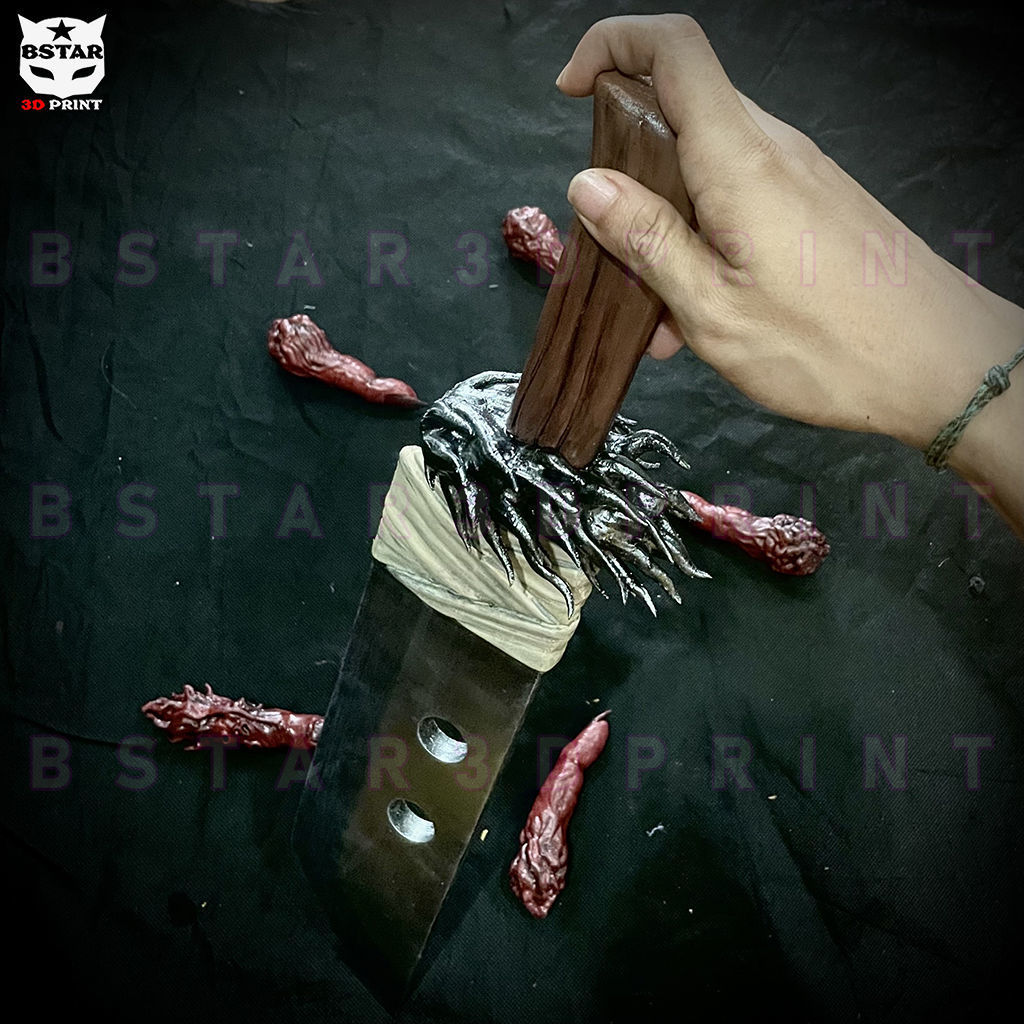 Slaugher Demon Blade - Yuji Itadori Weapon - Jujutsu Kaisen 3D print model_5