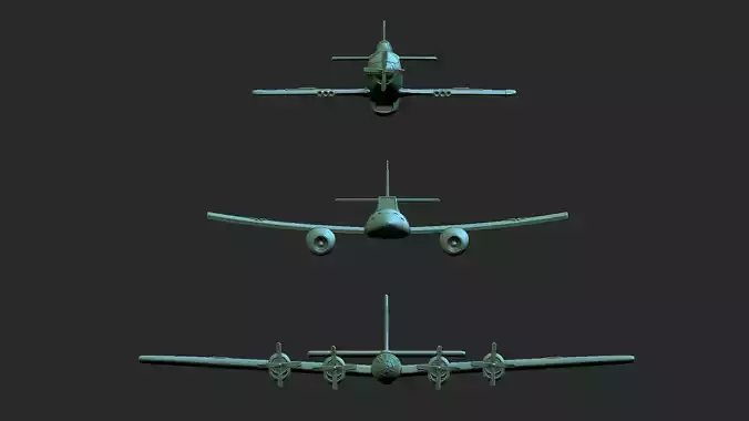 3 jets 3D print model