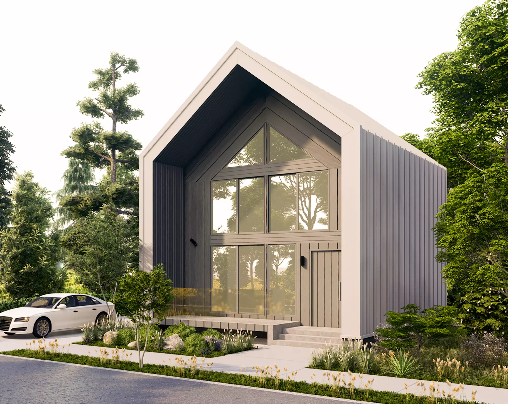 Modern Building N42 3D model_0