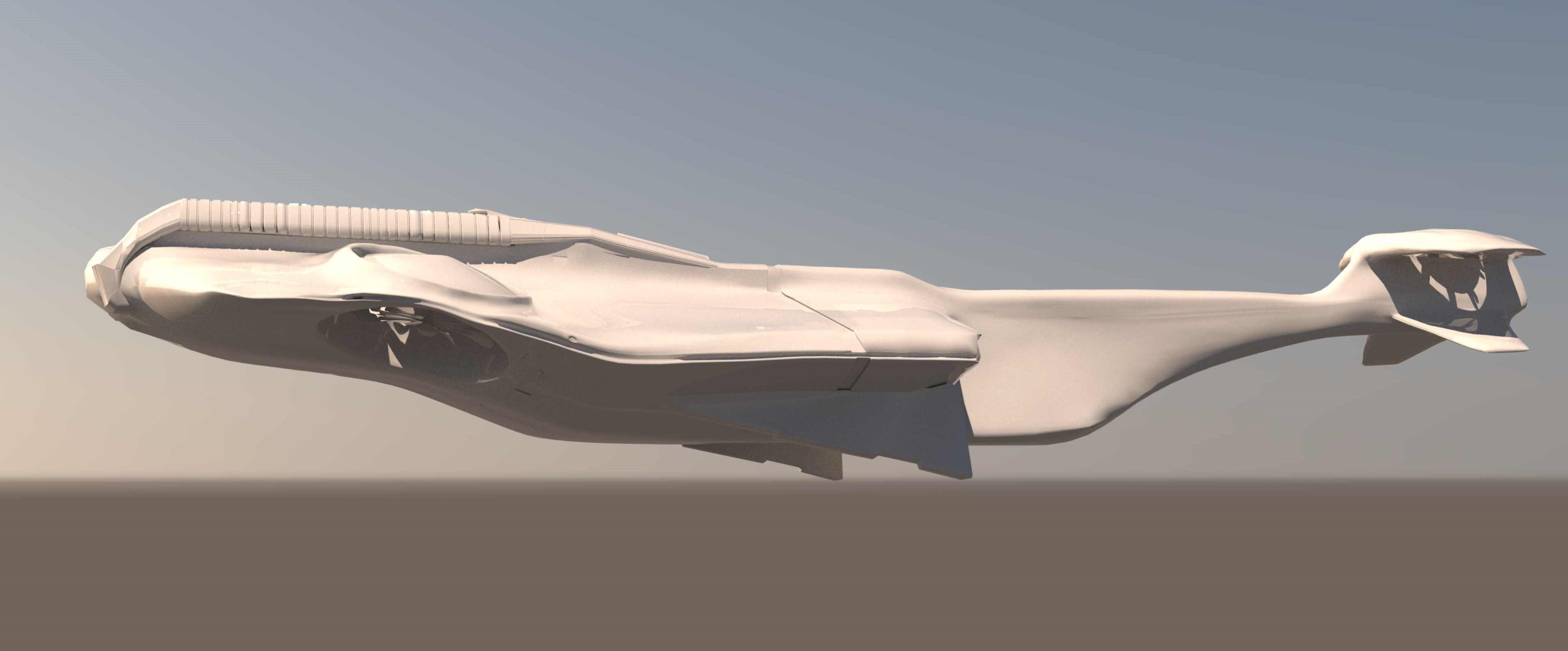 air landing 3D model_17