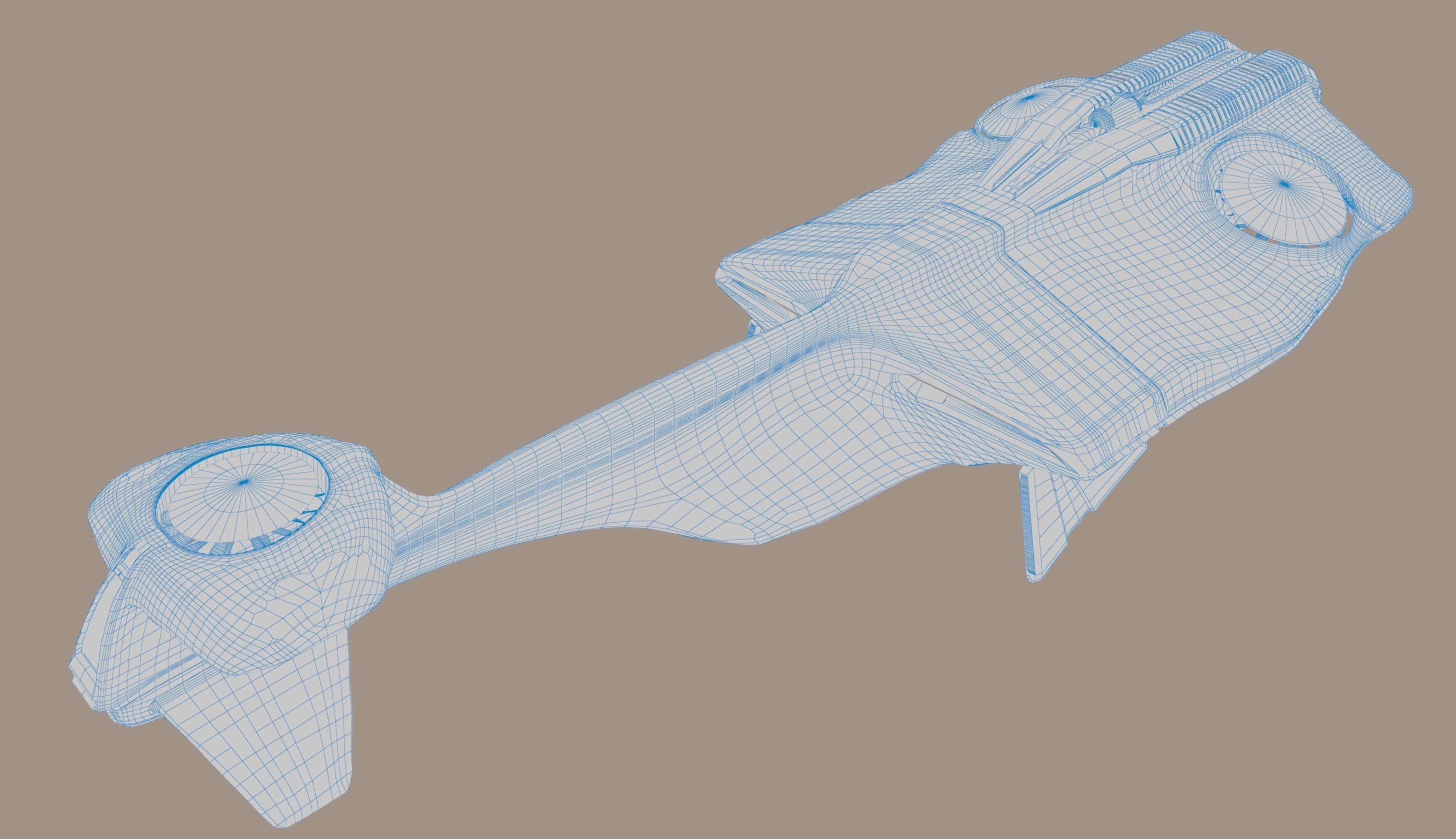 air landing 3D model_11