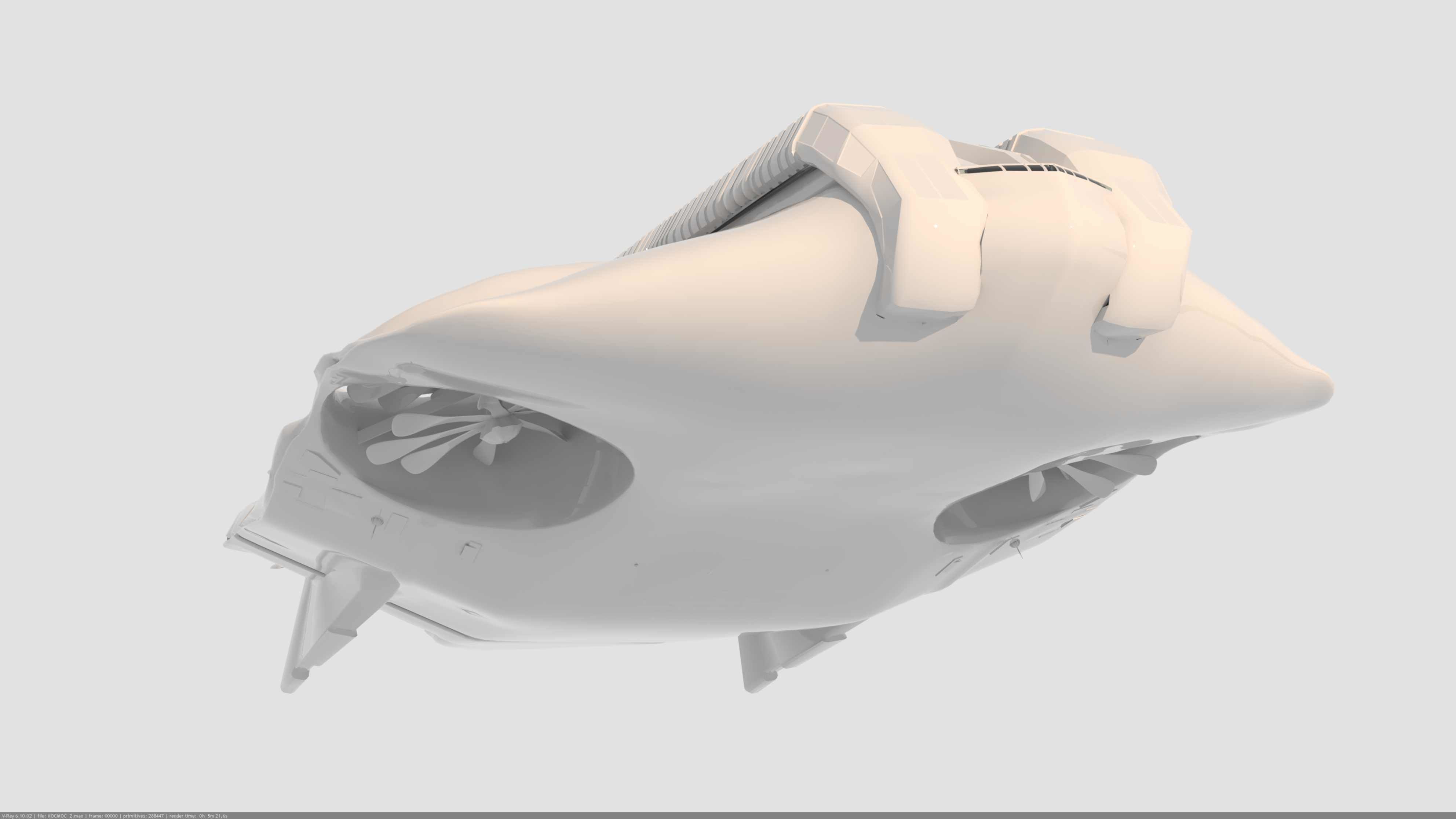 air landing 3D model_3