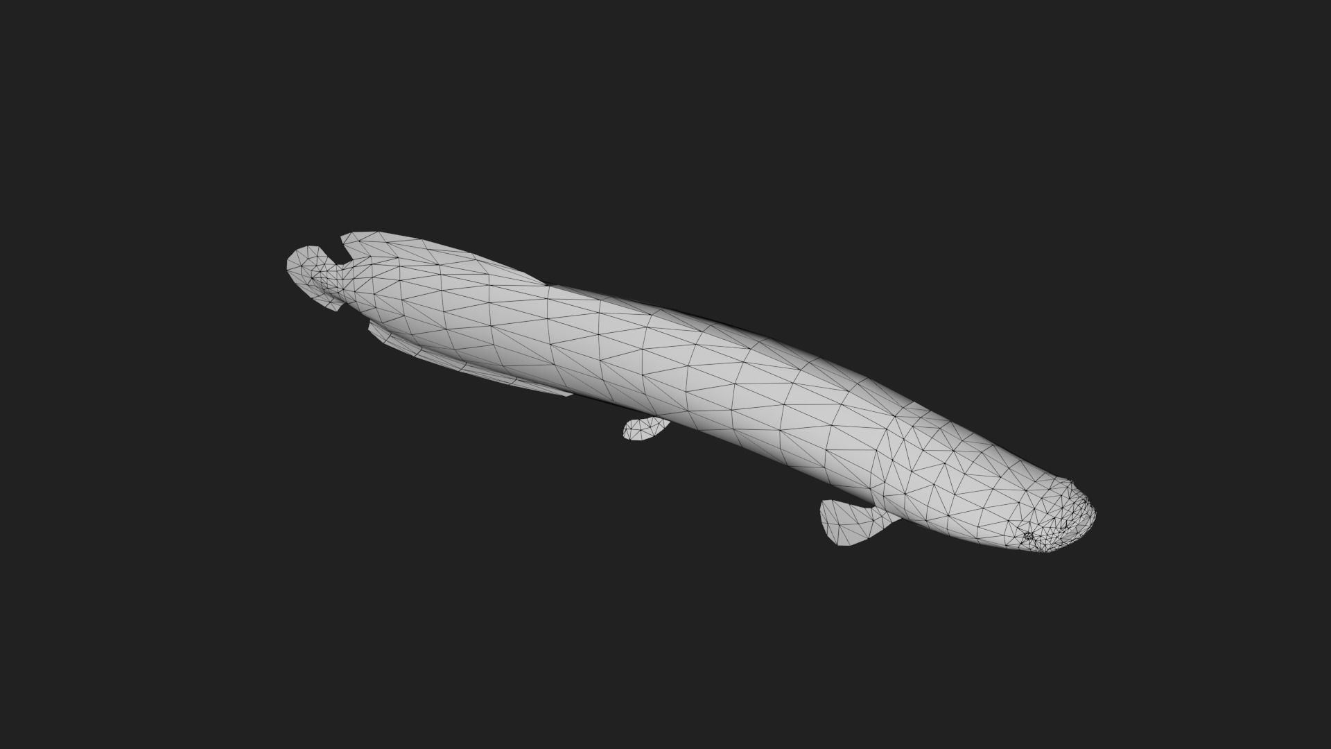 Arapaima Low-poly 3D model_3