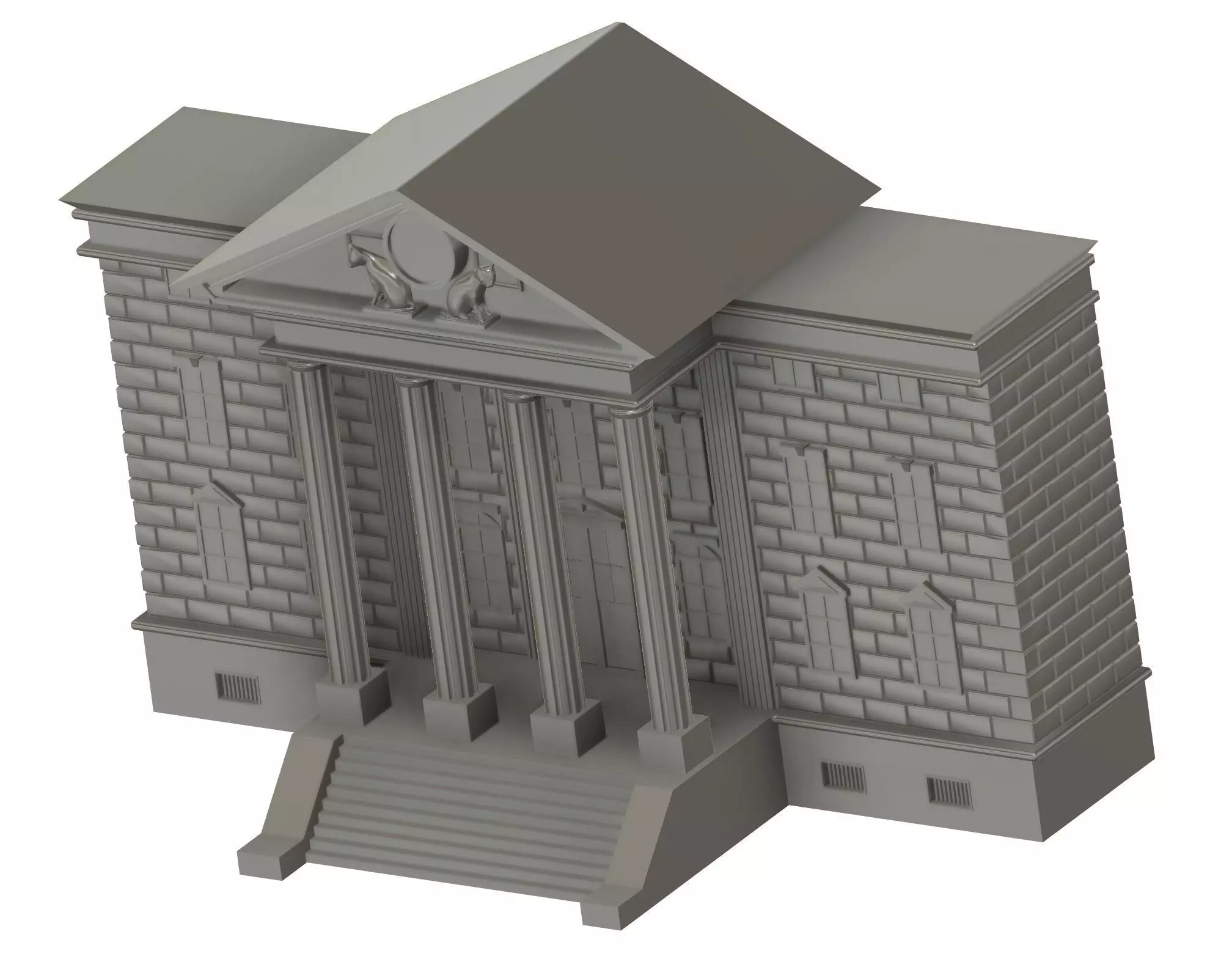 Hill Valley Town Hall Back to the future Movie Kit 3D print model_0