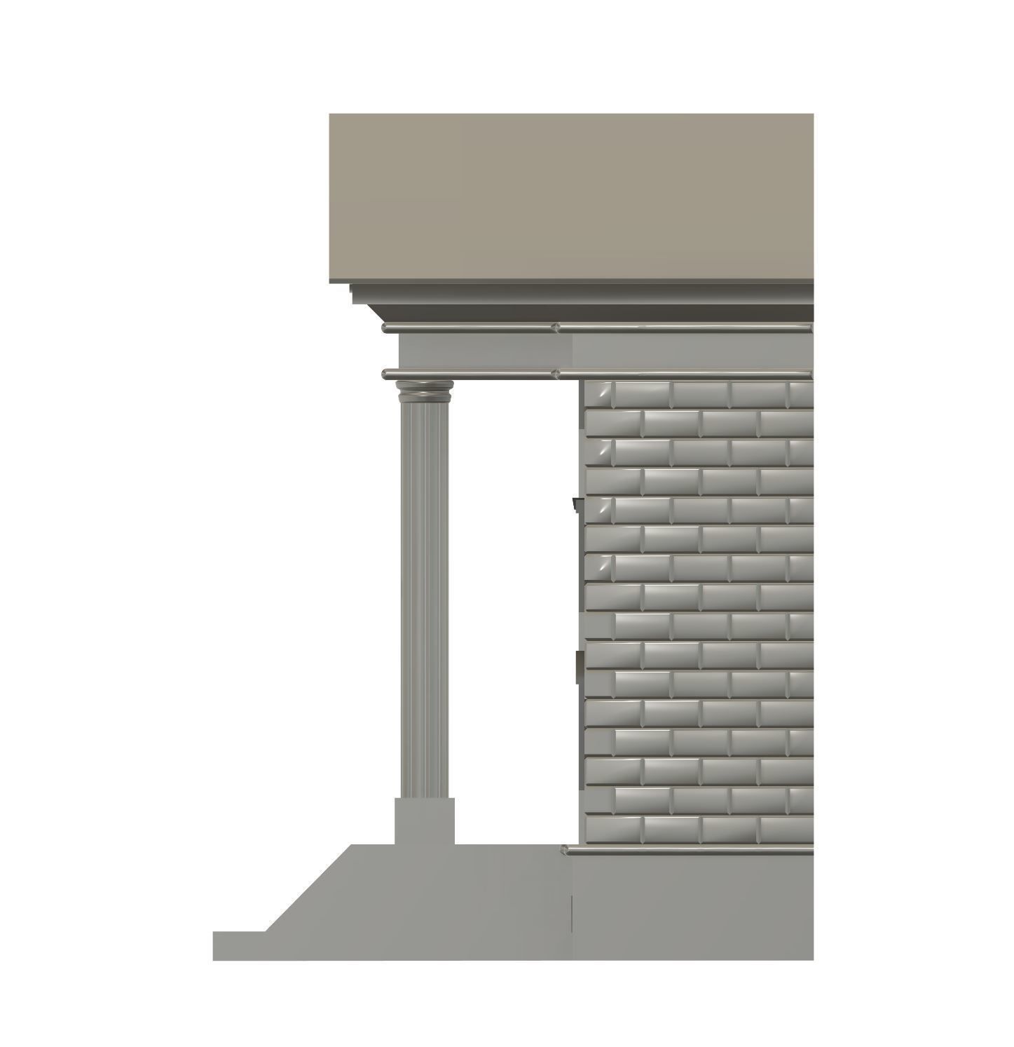 Hill Valley Town Hall Back to the future Movie Kit 3D print model_2