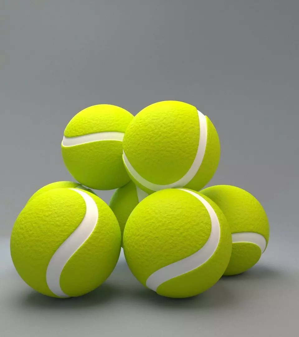 Tennis Ball  3D model_0