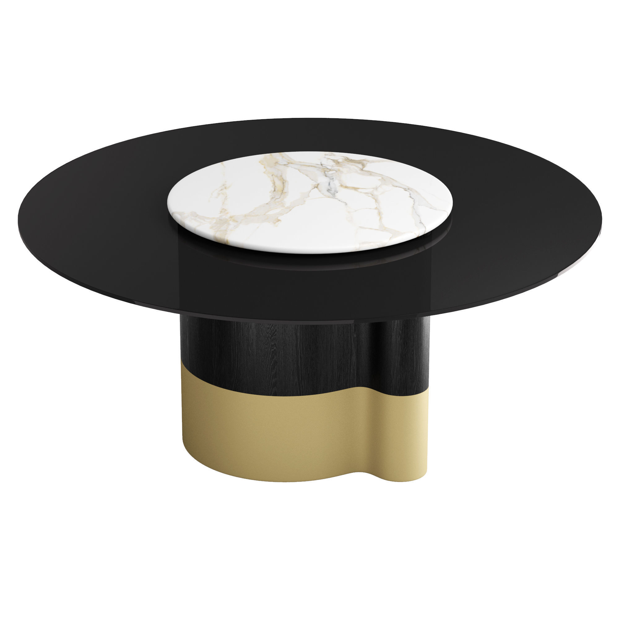 DINING TABLE MARYGOLD Low-poly 3D model_3