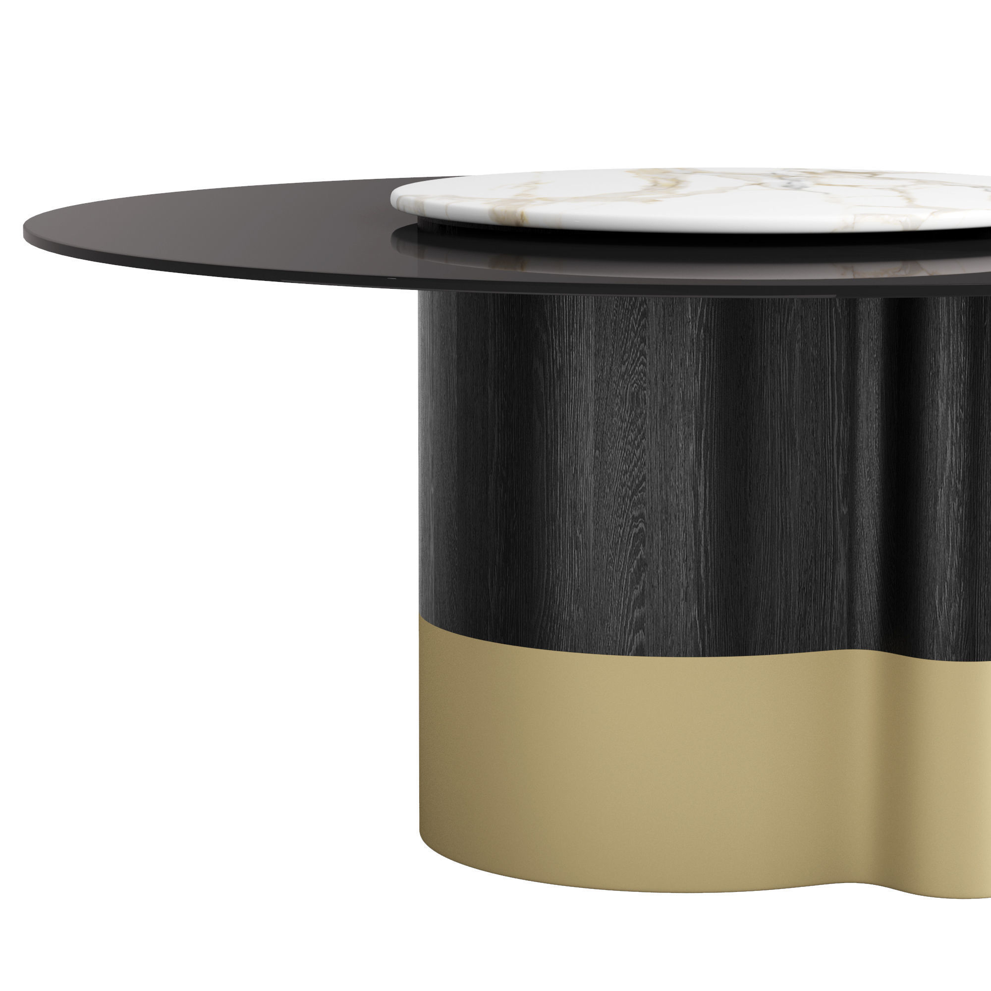 DINING TABLE MARYGOLD Low-poly 3D model_4