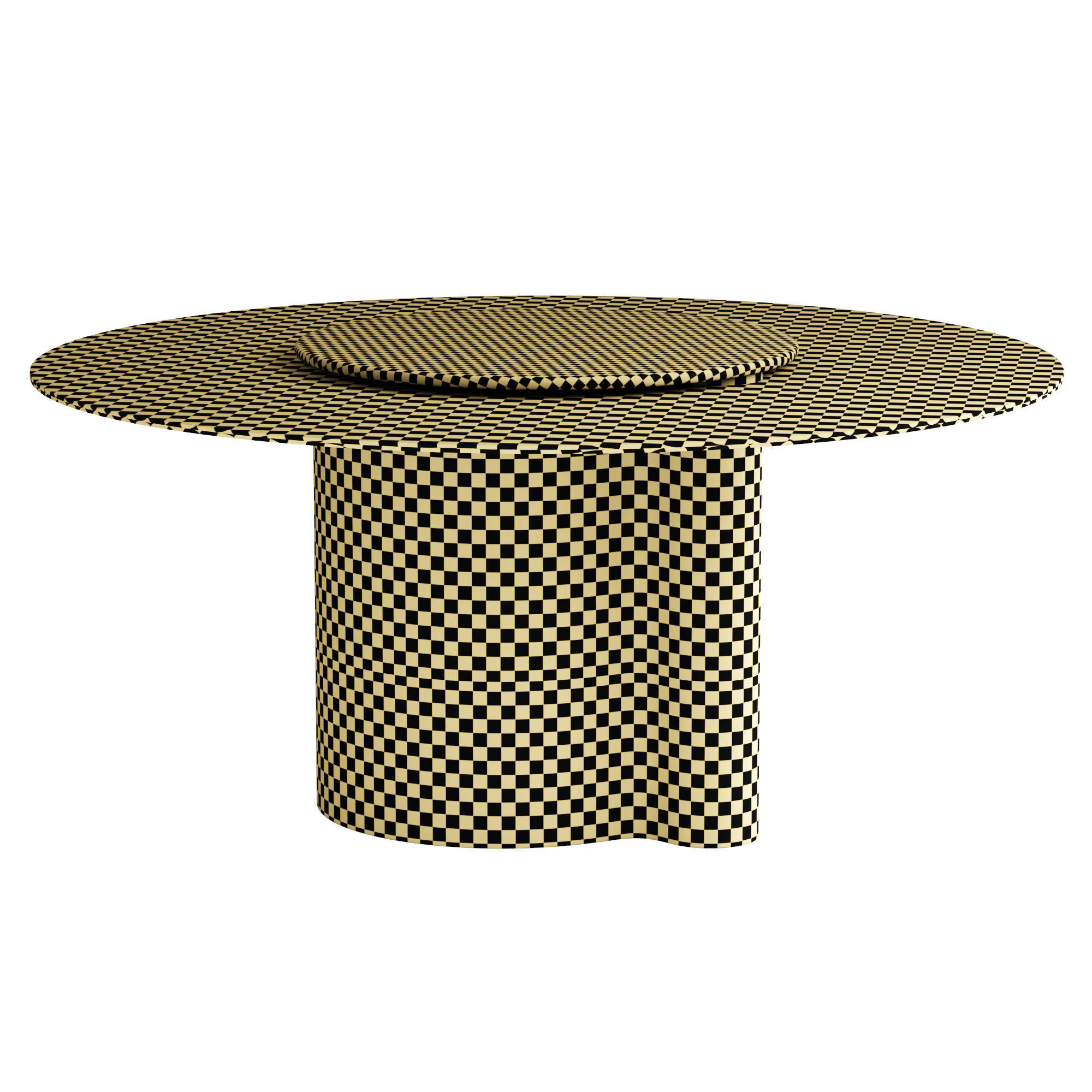 DINING TABLE MARYGOLD Low-poly 3D model_5