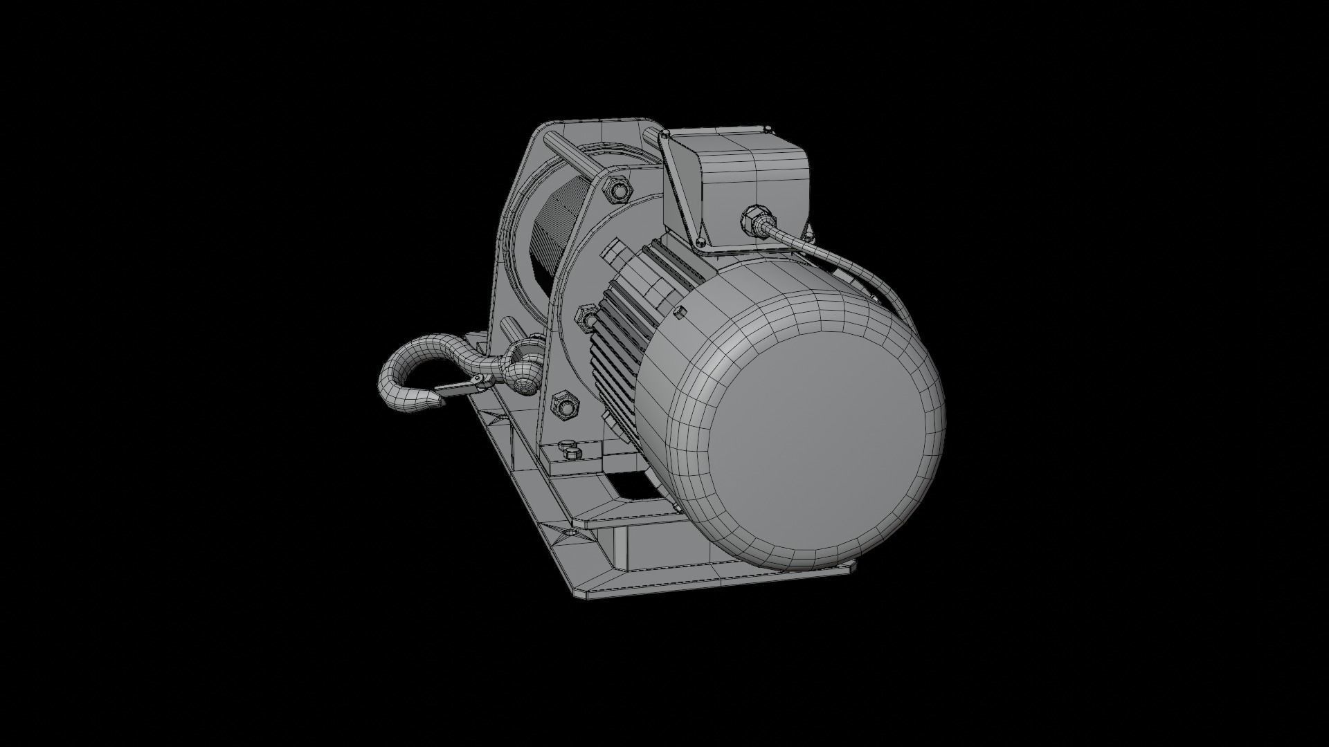 Electric Winch 3D model_15