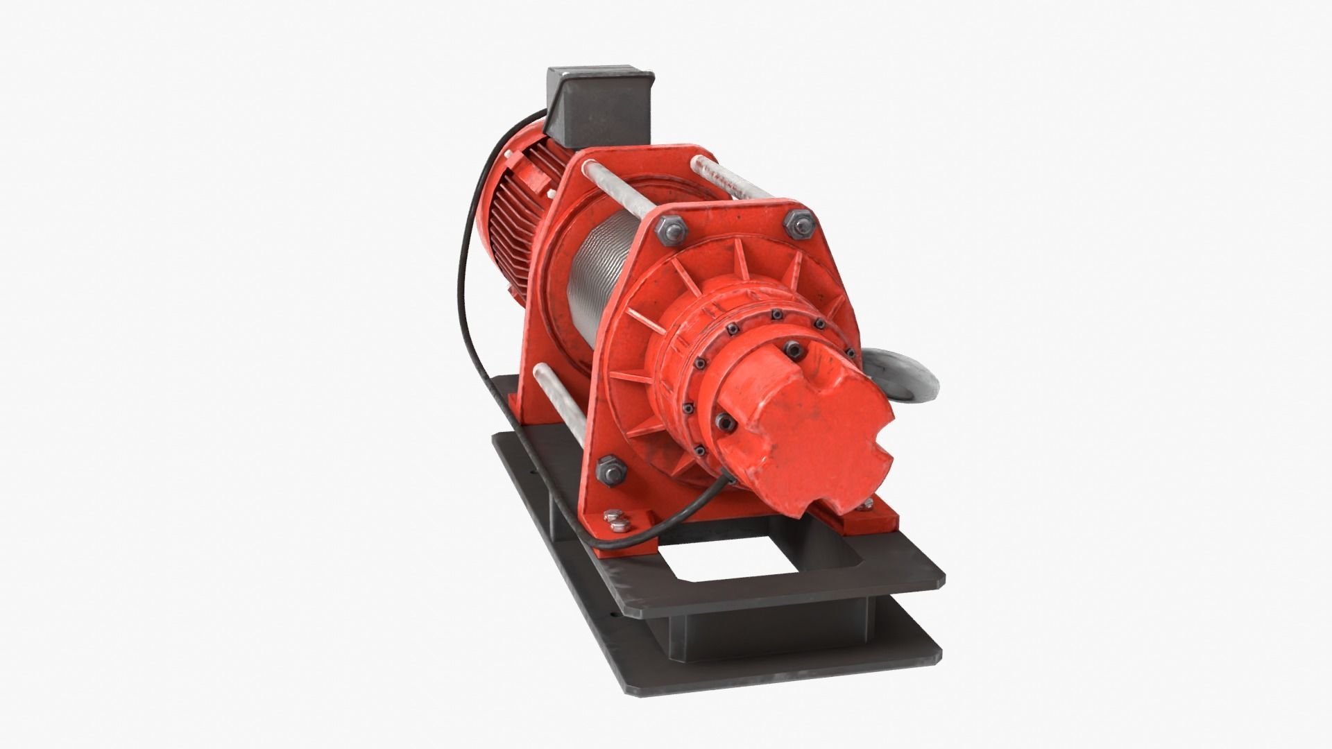 Electric Winch 3D model_10