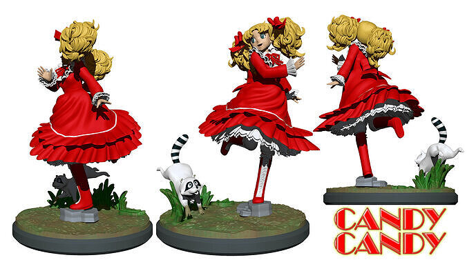 CandyCandy and Capucin 3D print model