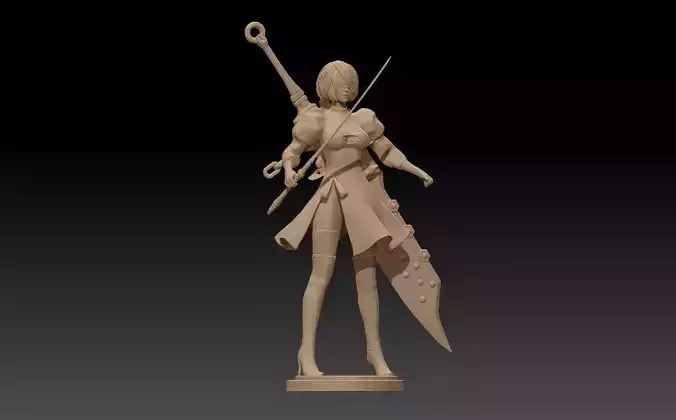 Nier 2d two sword on base