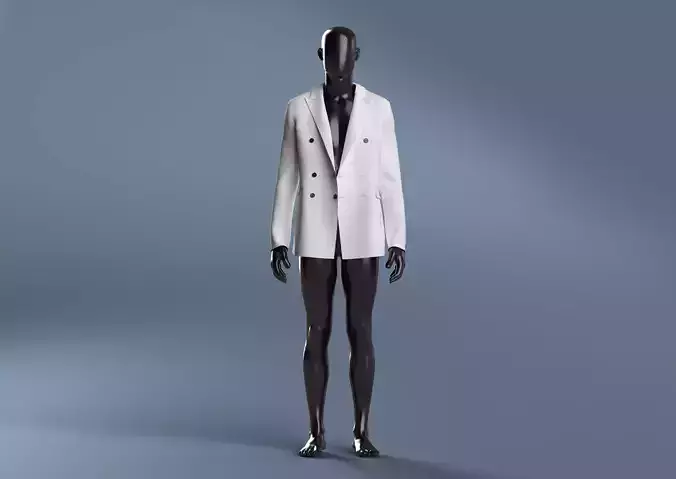 Man Basic Blazer Modeling in Clo3D - Marvelous Designer