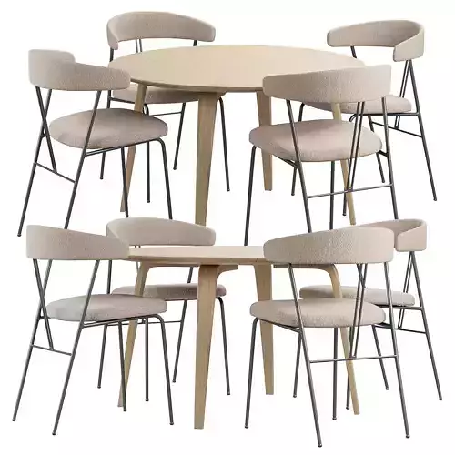 Dining set by GUBI