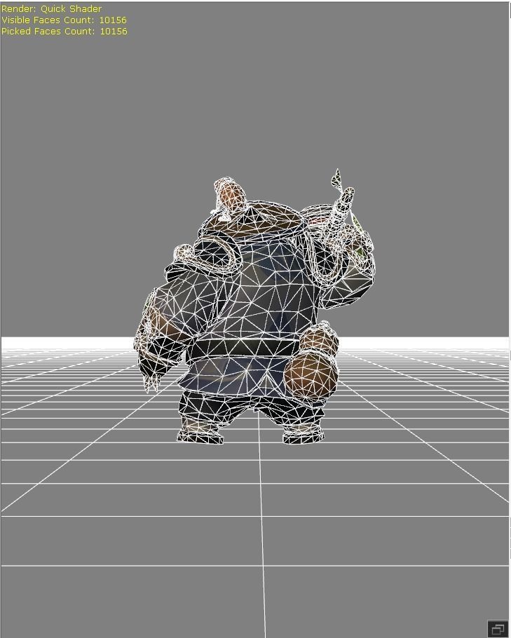 Akai Stream Recluse SKin Low-poly 3D model_7