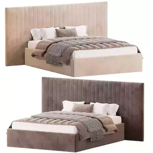 Amalfi Luxe Champagne bed